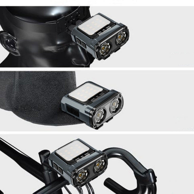 LED Clip-On Hat Light with Stepless Dimming & Motion Sensor