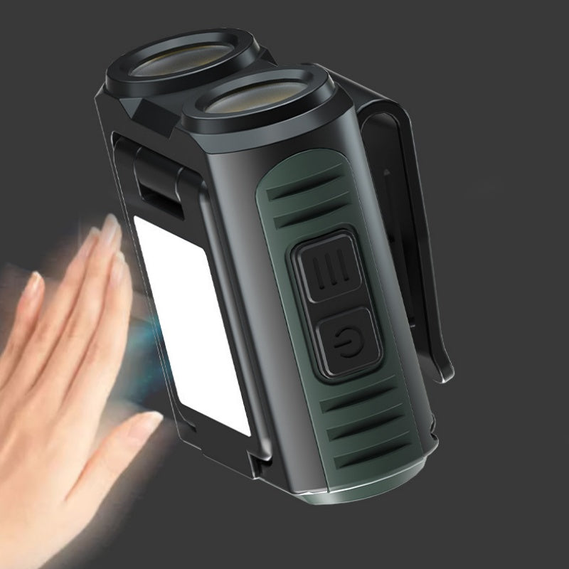 LED Clip-On Hat Light with Stepless Dimming & Motion Sensor