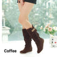 Women's Trendy Artificial Suede Slip-On Boots
