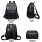 Women's Anti-Theft Leather Backpack