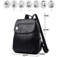 Women's Anti-Theft Leather Backpack