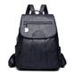 Women's Anti-Theft Leather Backpack
