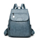 Women's Anti-Theft Leather Backpack