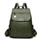 Women's Anti-Theft Leather Backpack