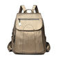 Women's Anti-Theft Leather Backpack
