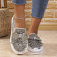 💥Hot Sales-49% OFF🔥Women's Rhinestones Slip-On Bow Sneakers
