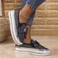 💥Hot Sales-49% OFF🔥Women's Rhinestones Slip-On Bow Sneakers