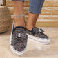 💥Hot Sales-49% OFF🔥Women's Rhinestones Slip-On Bow Sneakers