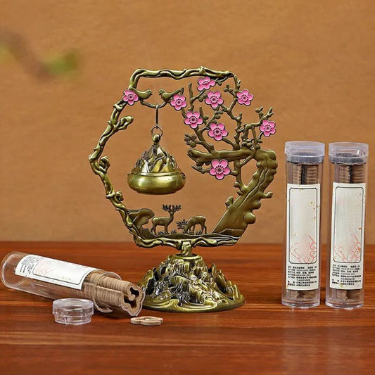 Vintage Plum Blossom Hanging Incense Burner
