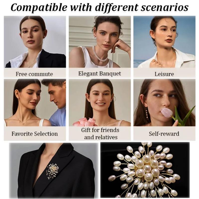 💖BUY 1 GET 1 FREE✨Ladies' high-end exquisite handmade pearl brooch