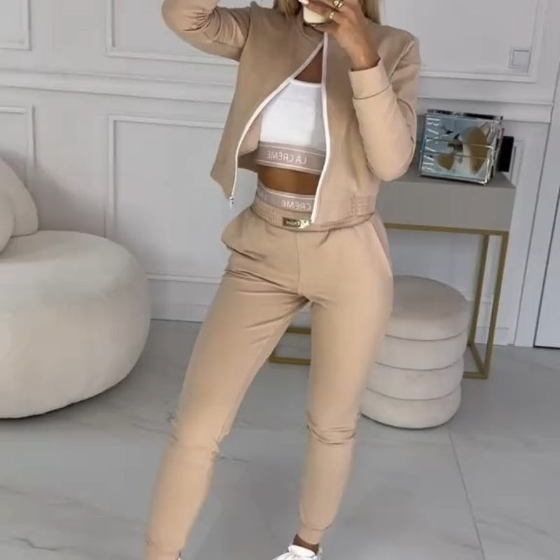 🔥New Hot Sale❤️‍🔥Women's 3-Piece Zip-Up Tracksuits