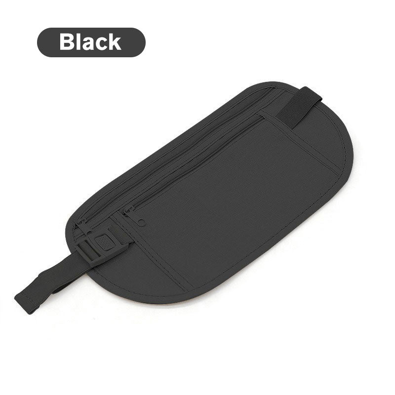 Anti-Theft Travel Money Belt with RFID Blocking