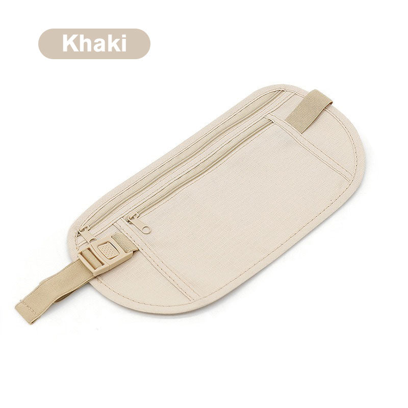Anti-Theft Travel Money Belt with RFID Blocking