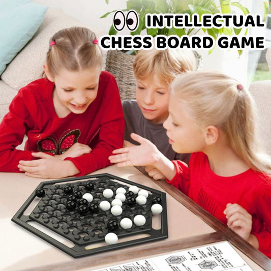 Black and White Intellectual Chess Board Game Set