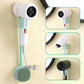 Wall Mounted Hands-Free Hair Dryer Holder with Adjustable Bracket