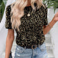 🌸Spring Specials🌸 Women's Stylish Loose Round Neck Sequin T-Shirt