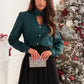 🎉2025 Hot Sale🥼Women's Polka Dot Long Sleeve Button-Down Shirt
