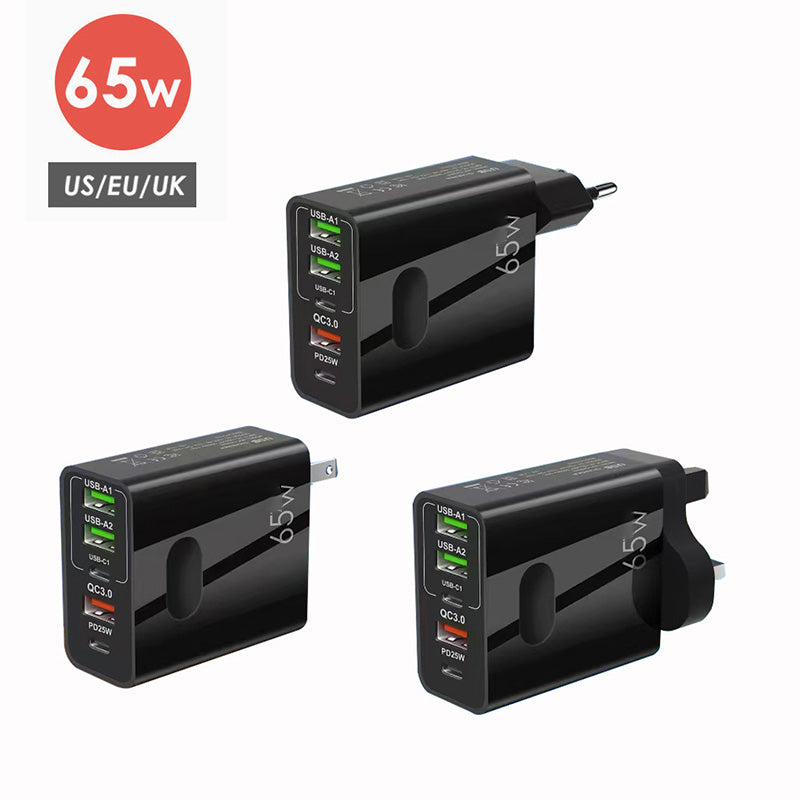 [HOT SALE] 65W Multiple-Ports Fast Charger