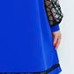 Women's Patchwork Round Neck Dress