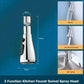 360 degree rotating high-pressure tap + adapter