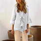 🎉What should I wear tomorrow?🛍️Women's Ruffle Collar Blouse with Bell Sleeves