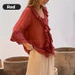 🎉What should I wear tomorrow?🛍️Women's Ruffle Collar Blouse with Bell Sleeves