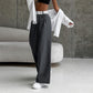 Women's High-Waisted Wide-Leg Trousers