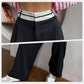 Women's High-Waisted Wide-Leg Trousers