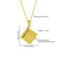 Openable Holy Bible Necklace for Men & Women
