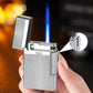 Fashionable, windproof lighter with double flame