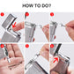 Fashionable, windproof lighter with double flame