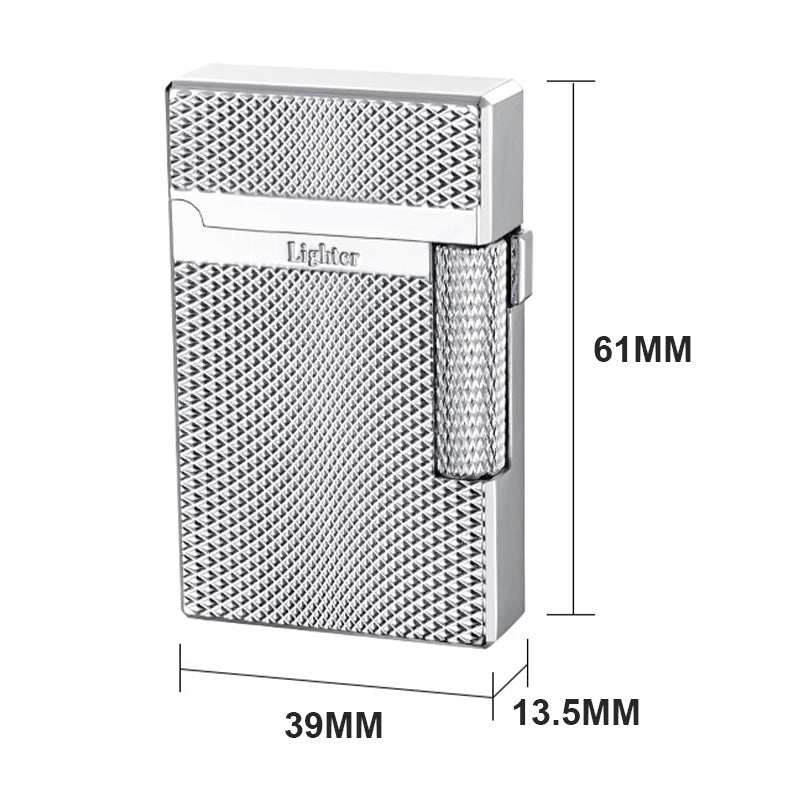 Fashionable, windproof lighter with double flame