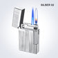 Fashionable, windproof lighter with double flame
