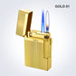 Fashionable, windproof lighter with double flame