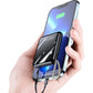 ⚡Fast Charging Mini Power Bank with Built-in Cables