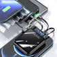 ⚡Fast Charging Mini Power Bank with Built-in Cables