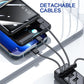 ⚡Fast Charging Mini Power Bank with Built-in Cables