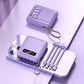 ⚡Fast Charging Mini Power Bank with Built-in Cables