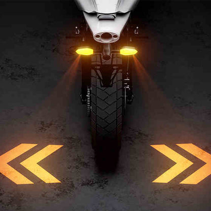 🏍️ 50% OFF NOW! 💡 Electric Motorcycle Steering Projector Light – Dynamic turn signals, enhanced visibility & easy install – improves night safety with stylish light patterns ✨