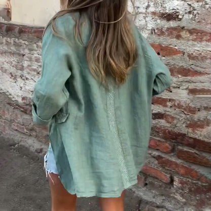 🌸Spring Specials🌸Women’s Cotton Linen Open Front Blazer
