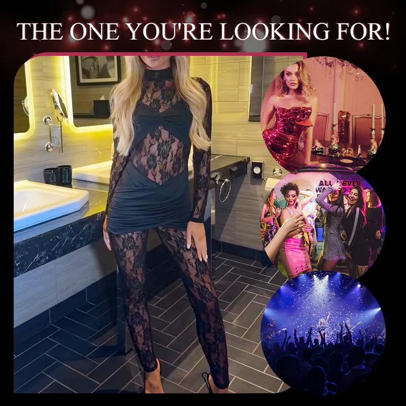 💕HOT SALE 50% OFF 💕Women's Sexy Lace Patchwork Jumpsuit