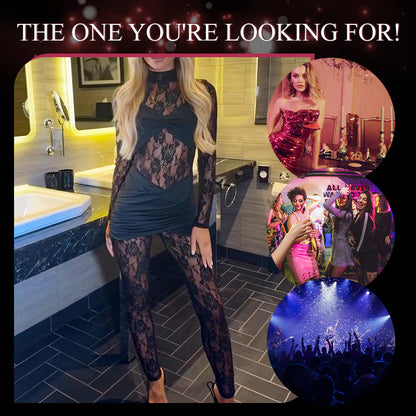 💕HOT SALE 50% OFF 💕Women's Sexy Lace Patchwork Jumpsuit