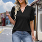 🌸Spring Specials🌸 Women's Printed V-Neck Short Sleeve Top