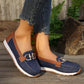 Women's Casual Metallic Buckle Slip-On Shoes