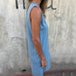 💖Limited Sale 50% OFF💖Women's Sleeveless Button Pocket V-Neck Dress