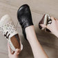 Women's Fashion Round Toe Chunky Heel Shoes