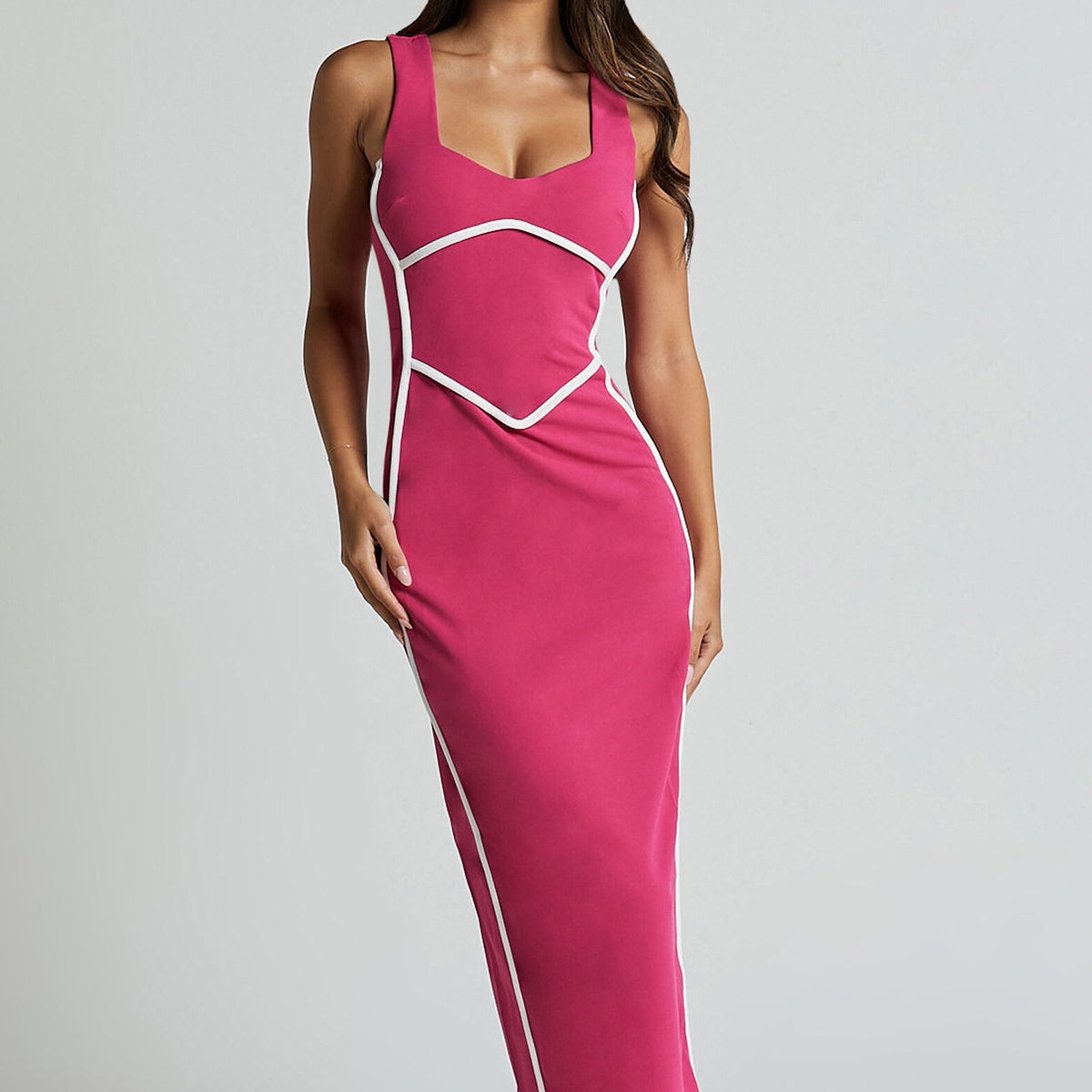 💕What should I wear tomorrow?💕Women's Sleeveless Bodycon Dress with Back Slit