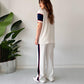 Women's Two-Piece Color-Block Casual Tracksuit