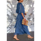 💃Elegant V-Neck Wrap Waist Tie Layered Dress