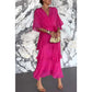 💃Elegant V-Neck Wrap Waist Tie Layered Dress